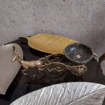 شکلات خوری سنگی مدل گوزن گلدن بلک