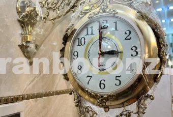 ساعت دیواری برنزی مدل دو طرفه